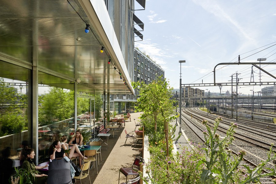 Foto von Terrasse Cafe Gleis im Zollhaus