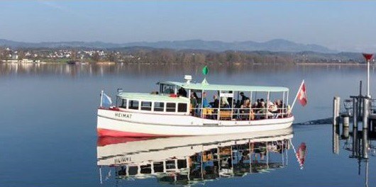 Schiff Heimat auf dem Greifensee